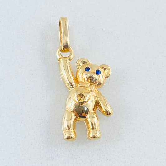 Dije Oso Manito Arriba 1.8gr / 2.3cm / Oro Amarillo 18K ©