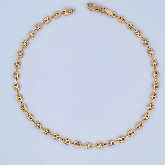 Tobillera GC 3.75gr / 27cm / Oro 18K &