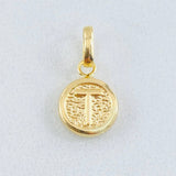 Dije Letra T 0.4gr / 1.5cm / Oro Amarillo 18K Dije Letra T 0.4gr / 1.5cm / Oro Amarillo 18K