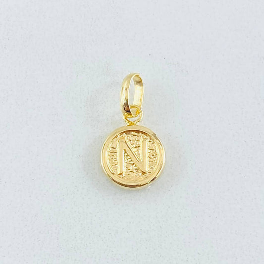Dije Letra N 0.35gr / 1.5cm / Oro Amarillo 18K