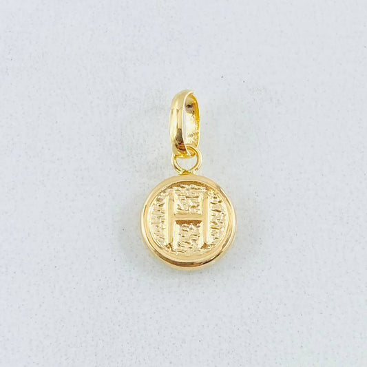 Dije Letra H 0.4gr / 1.5cm / Oro Amarillo 18K