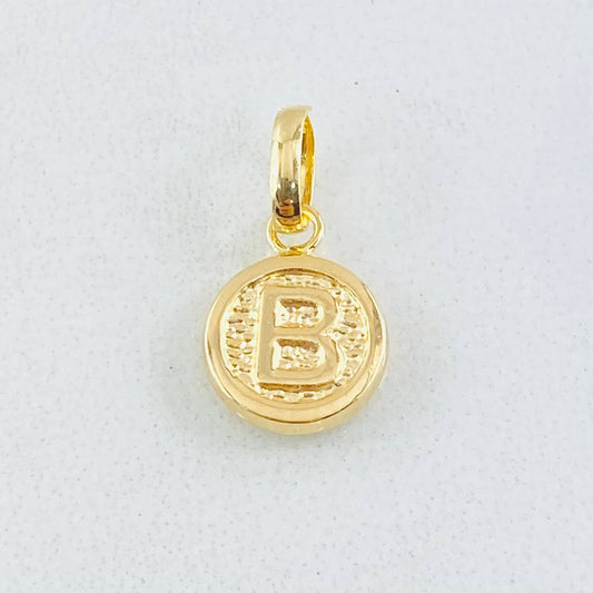 Dije Letra B 0.4gr / 1.5cm / Oro Amarillo 18K