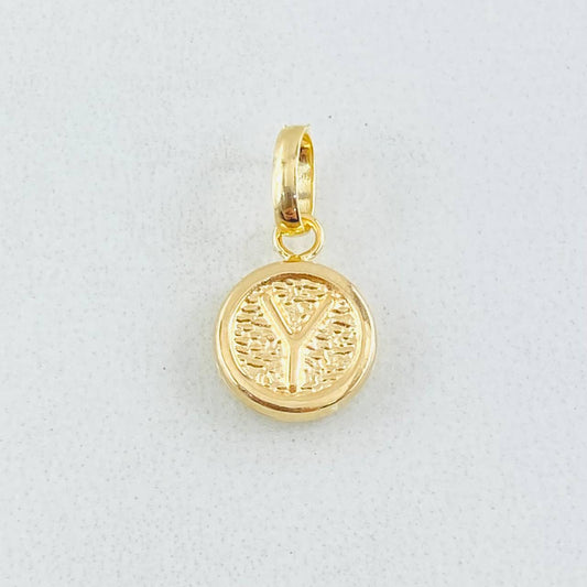 Dije Letra Y 0.4gr / 1.4cm / Oro Amarillo 18K