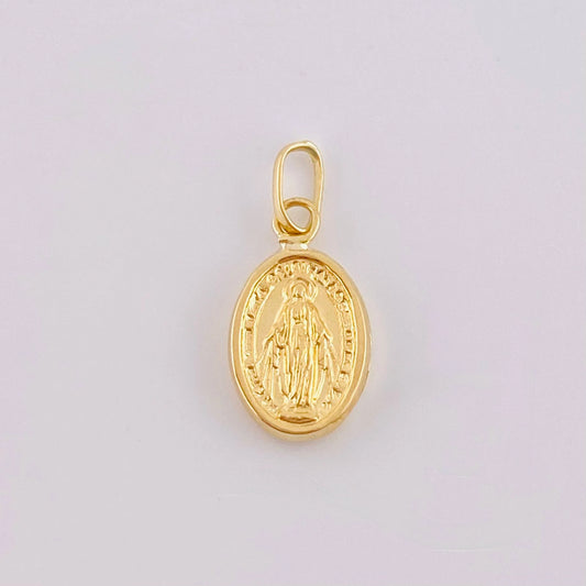 Dije Virgen Milagrosa 0.3 g / 1.5 cm Oro Amarillo 18K