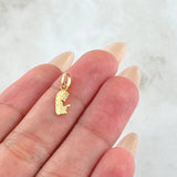 Dije Virgen María 0.3gr / 1.5cm / Oro Amarillo 18K © Dije Virgen María 0.3gr / 1.5cm / Oro Amarillo 18K ©