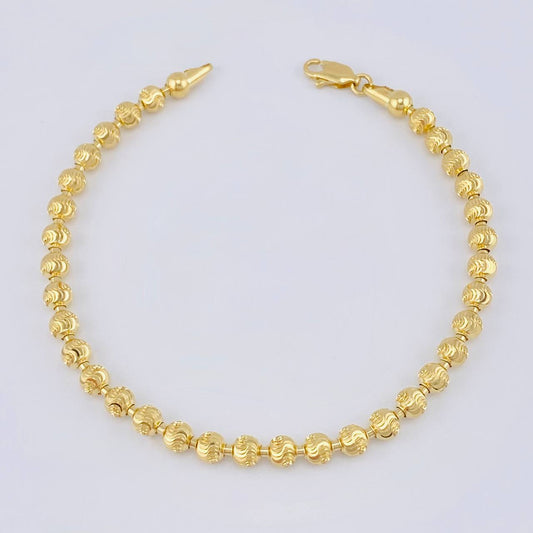 Pulso Militar Media Luna 12.5 g / 22 cm / 5,05 mm Oro Amarillo 18K