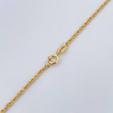 Cadena Lazo 1.1gr / 40.2cm / Oro Amarillo +3 18K & Cadena Lazo 1.1gr / 40.2cm / Oro Amarillo +3 18K &