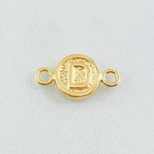 Herraje Letra D 0.35gr / 1.4cm / Oro Amarillo 18K