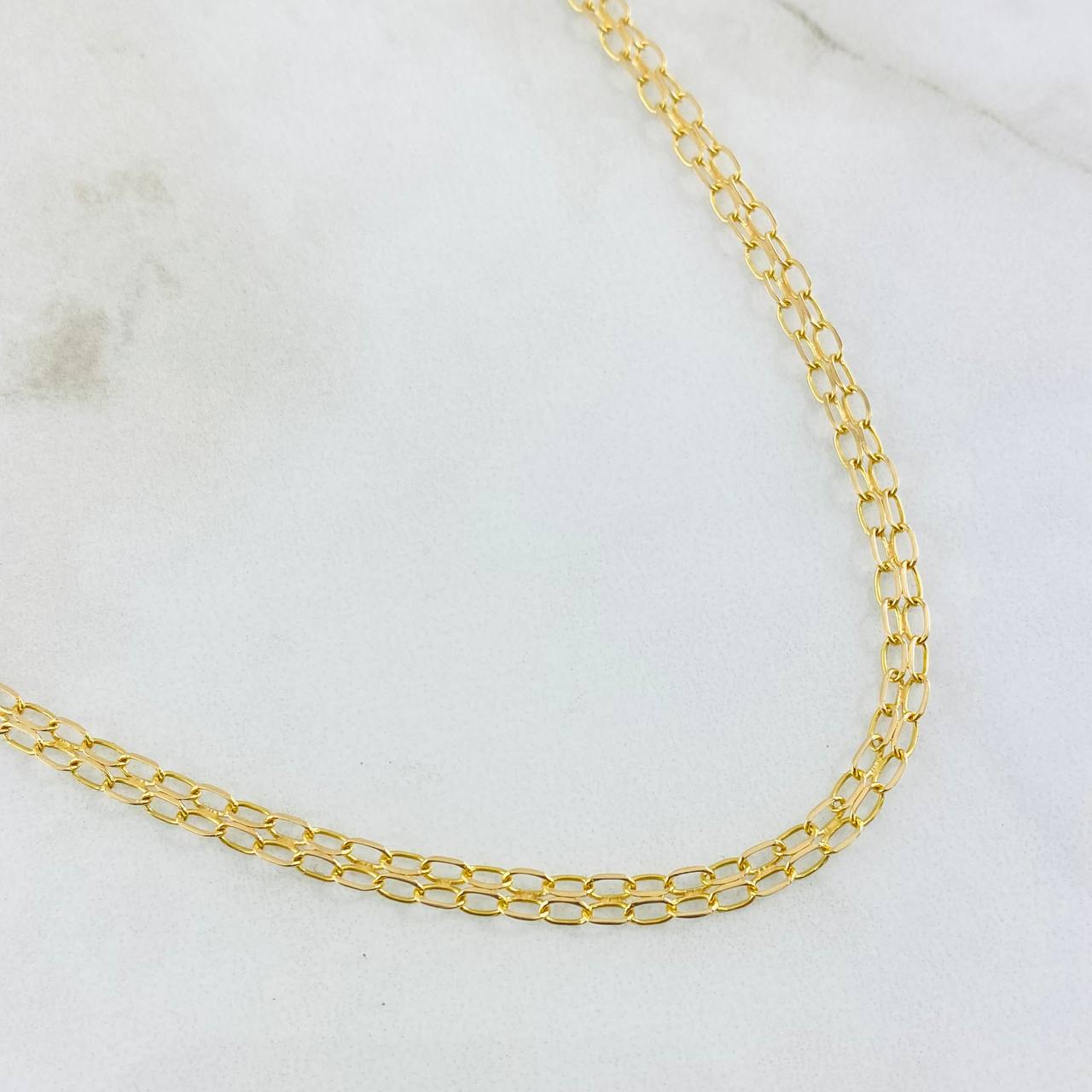 Cadena China 5.25gr / 60cm / Oro Amarillo +1 18K Cadena China 5.25gr / 60cm / Oro Amarillo +1 18K