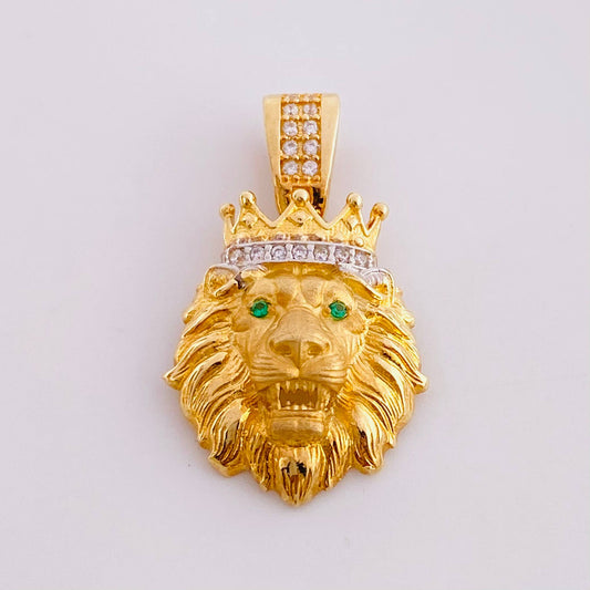 Dije Cabeza León 3.55 g / 2.5 cm Oro Amarillo 18K