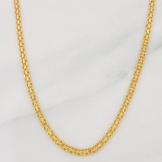 Cadena China 3.1g / 50cm / 2.17mm Oro Amarillo 18K