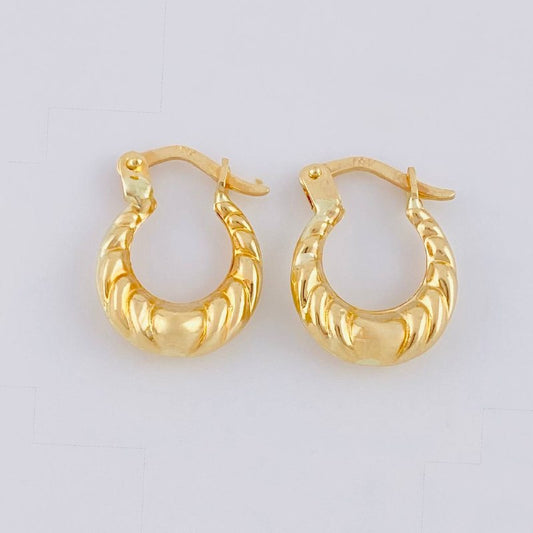 Candongas Marinilla 1.2 g / 1.6 cm Oro Amarillo 18K
