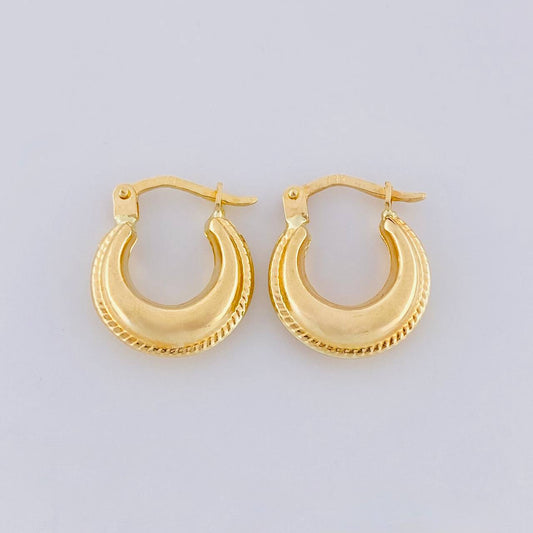 Candongas Meza 1.45 g / 1.6 cm Oro Amarillo 18K