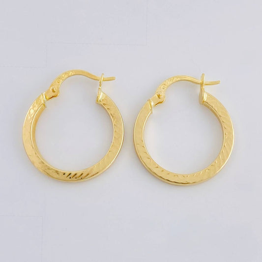 Candongas Trival 1.55 g / 2 cm Oro Amarillo 18K