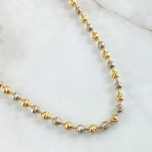 Cadena Militar 25.95gr / 70cm / Oro 18K