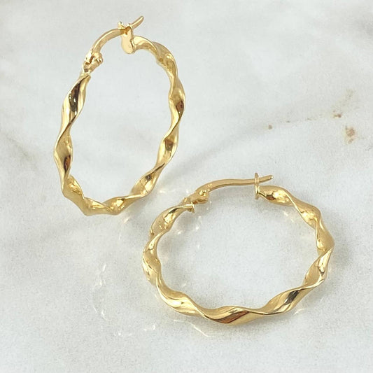 Candongas Amber 1.9gr / 3cm / Oro 18K