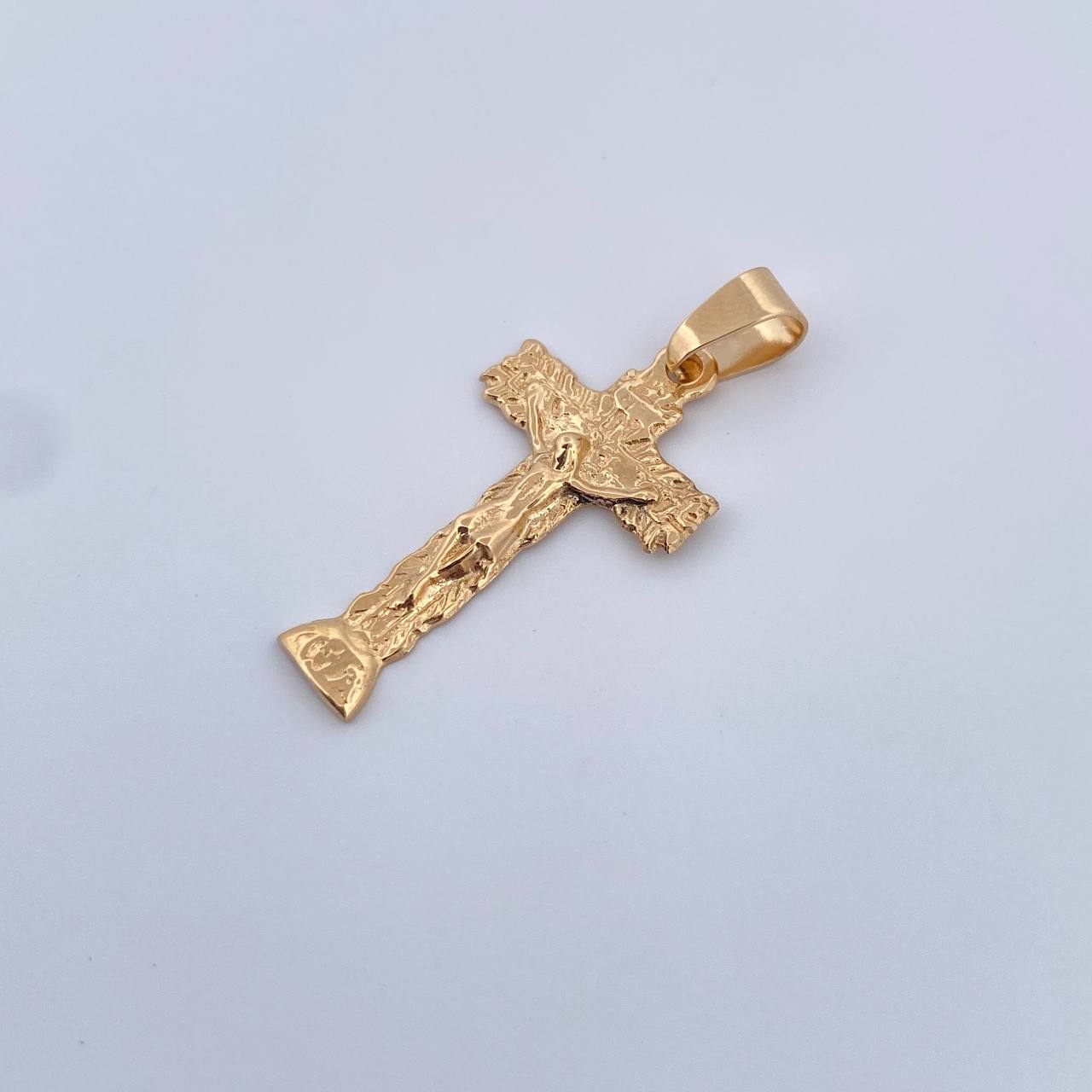 Dije Cruz Cristo 1.75gr / 3.2cm / Oro Amarillo 18K & Dije Cruz Cristo 1.75gr / 3.2cm / Oro Amarillo 18K &