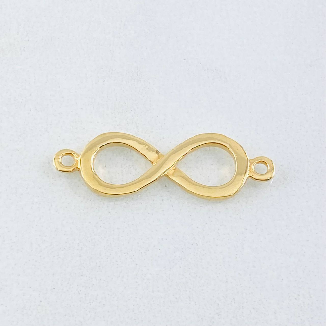 Herraje Infinito 1.1gr / 2.4cm / Oro Amarillo 18K * Herraje Infinito 1.1gr / 2.4cm / Oro Amarillo 18K *