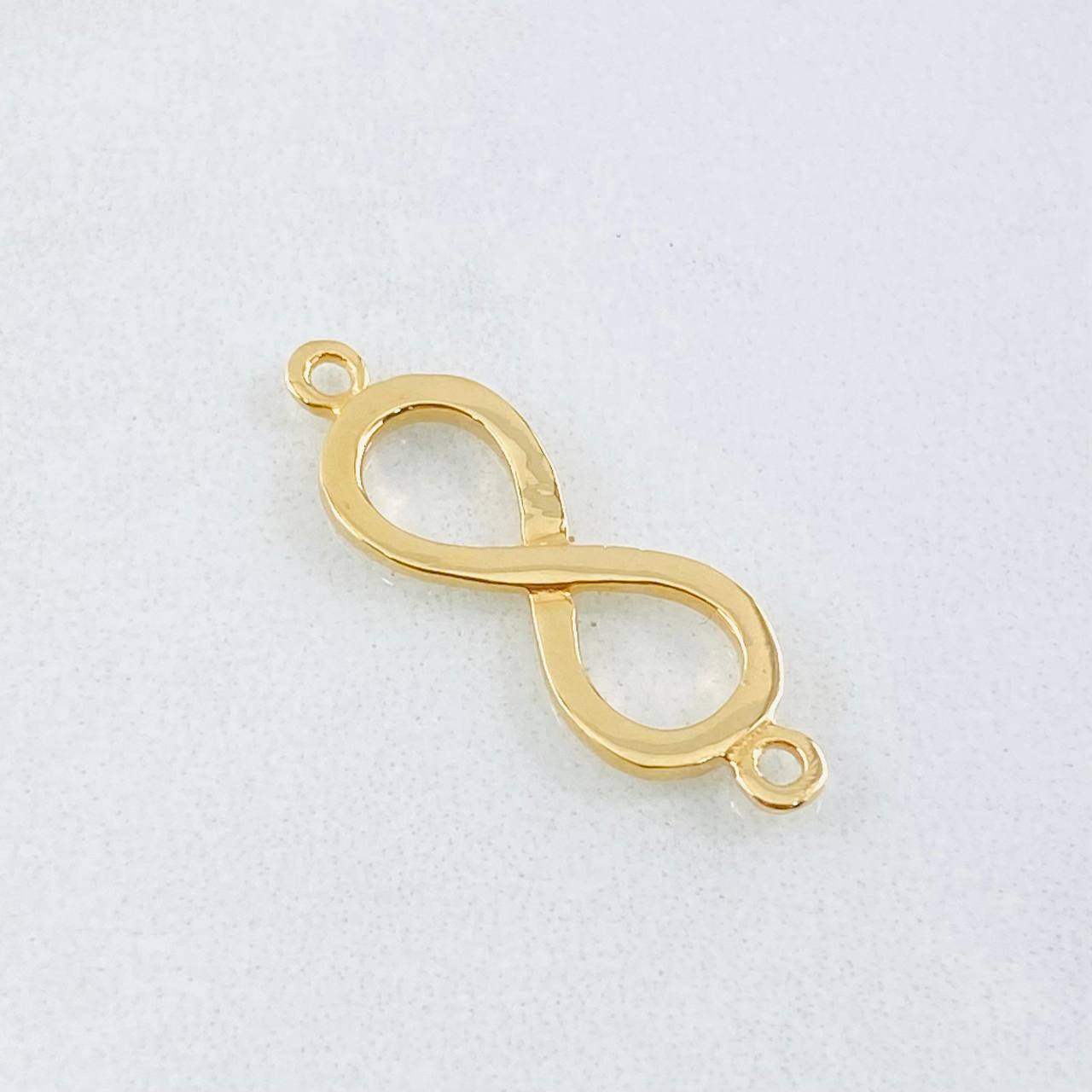 Herraje Infinito 1.1gr / 2.4cm / Oro Amarillo 18K * Herraje Infinito 1.1gr / 2.4cm / Oro Amarillo 18K *