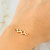 Herraje Infinito 0.65gr / 0.7cm / Oro Amarillo 18K * Herraje Infinito 0.65gr / 0.7cm / Oro Amarillo 18K *