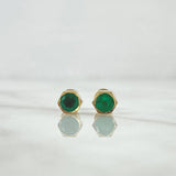 Topos Piedra Base Hexagonal 2gr / 6mm Esmeraldas 66Pts Oro Amarillo 18K (Joya) Topos Piedra Base Hexagonal 2gr / 6mm Esmeraldas 66Pts Oro Amarillo 18K (Joya)