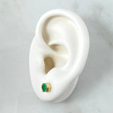 Topos Piedra Base Hexagonal 2gr / 6mm Esmeraldas 66Pts Oro Amarillo 18K (Joya) Topos Piedra Base Hexagonal 2gr / 6mm Esmeraldas 66Pts Oro Amarillo 18K (Joya)