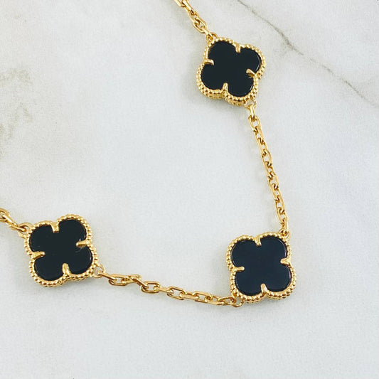 Cadena Aro Seguido Trebol 27.1gr / 50cm / Nac.Esp. Oro 18K -