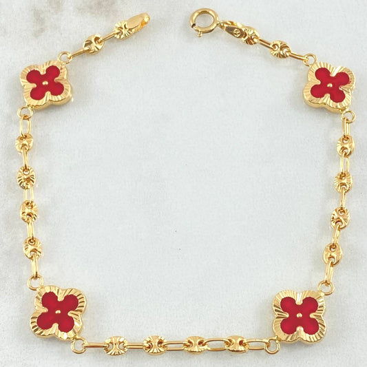Pulso GC Trebol 4.6gr / 19cm / Oro 18K -