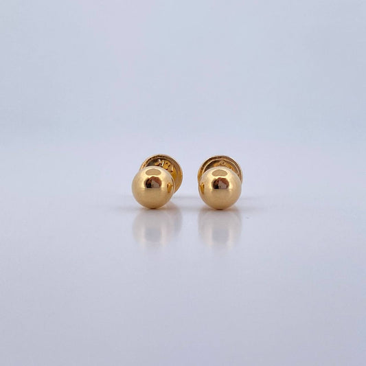Topos Bola 0.5gr / 5mm Lisa Oro Amarillo &