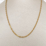 Cadena Aro Seguido 3.3gr / 45.2cm / Oro Amarillo +3 18K & Cadena Aro Seguido 3.3gr / 45.2cm / Oro Amarillo +3 18K &
