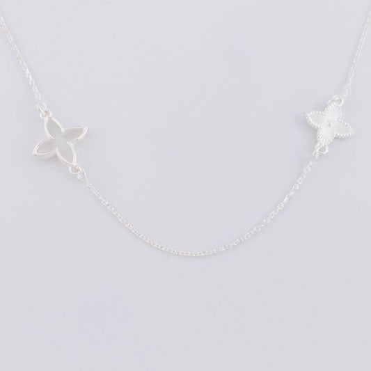 Cadena Aro Seguido Treboles 5.85g / 60cm / 1.1mm Plata 925