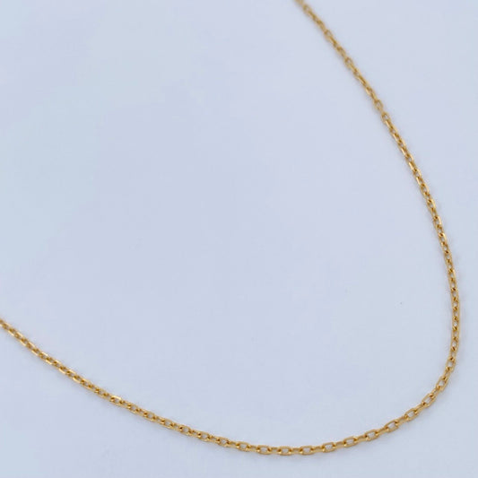 Cadena Aro Seguido 1.6gr / 50cm / Oro Amarillo +3 18K &