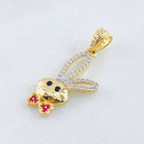 Dije Rostro Conejo 2.5gr / 3.1cm / Oro Amarillo 18K © Dije Rostro Conejo 2.5gr / 3.1cm / Oro Amarillo 18K ©