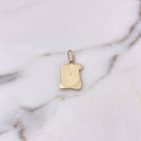 Dije Placa Pergamino Cristo  2.75gr / 2.5cm / Tres Oros 18K $ Dije Placa Pergamino Cristo  2.75gr / 2.5cm / Tres Oros 18K $