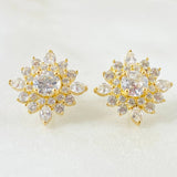 Topos Flor Estrellada 2.8gr / Oro Amarillo 18K © Topos Flor Estrellada 2.8gr / Oro Amarillo 18K ©