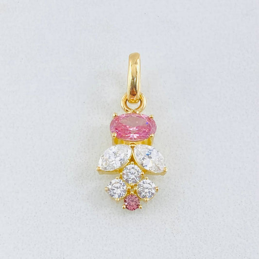 Dije Espiga Seguida 1.3gr / 2.2cm / Oro Amarillo 18K