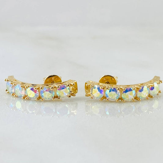 Topos Línea Túpida 3.55gr / 2cm / Oro Amarillo 18K