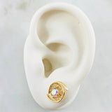 Topos Halo Iridiscente 3.25gr / Oro Amarillo 18K Topos Halo Iridiscente 3.25gr / Oro Amarillo 18K