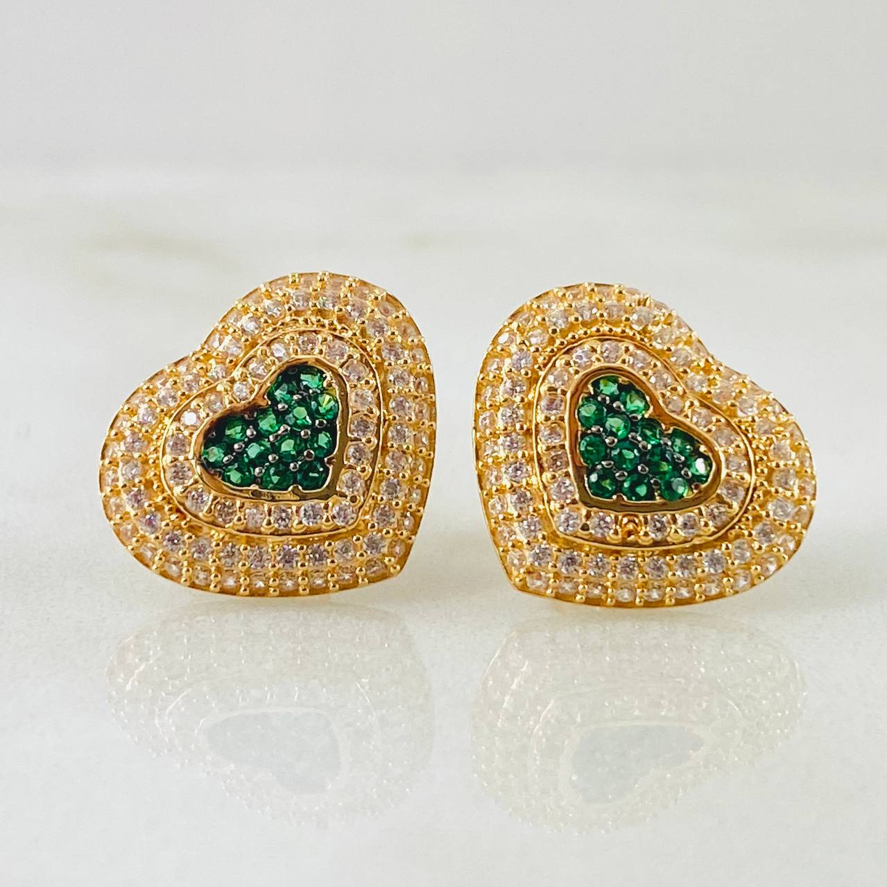Topos Halo Corazón Túpido 4.8gr / Oro Amarillo 18K Topos Halo Corazón Túpido 4.8gr / Oro Amarillo 18K