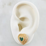 Topos Halo Corazón Túpido 4.8gr / Oro Amarillo 18K Topos Halo Corazón Túpido 4.8gr / Oro Amarillo 18K
