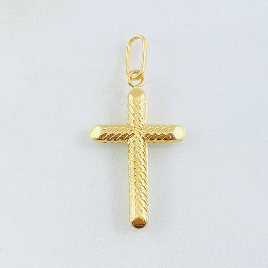 Dije Cruz 1.2gr / 3.4cm / Oro Amarillo 18K *