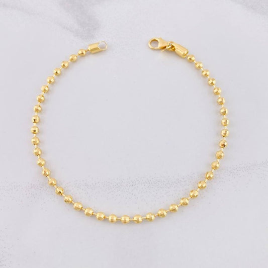 Pulso Militar 5.45g / 19.8cm / 2.9mm Oro Amarillo 18K