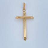 Dije Cruz 1.8gr / 4.8cm / Oro Amarillo 18K & Dije Cruz 1.8gr / 4.8cm / Oro Amarillo 18K &