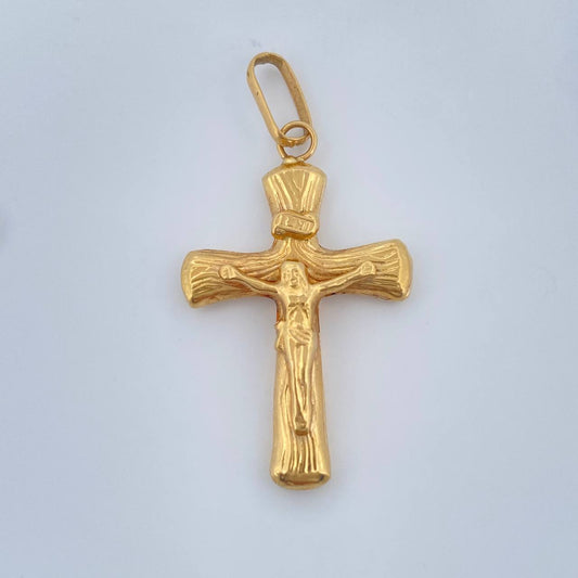 Dije Cruz Cristo 1.55gr / 3.7cm / Oro Amarillo 18K &