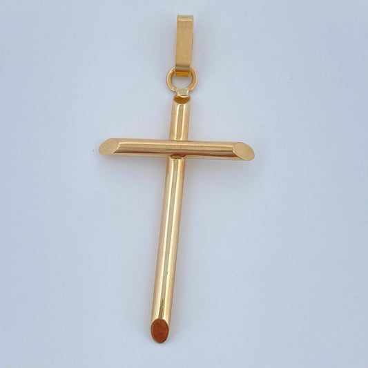 Dije Cruz 1.3gr / 4cm / Oro Amarillo 18K &