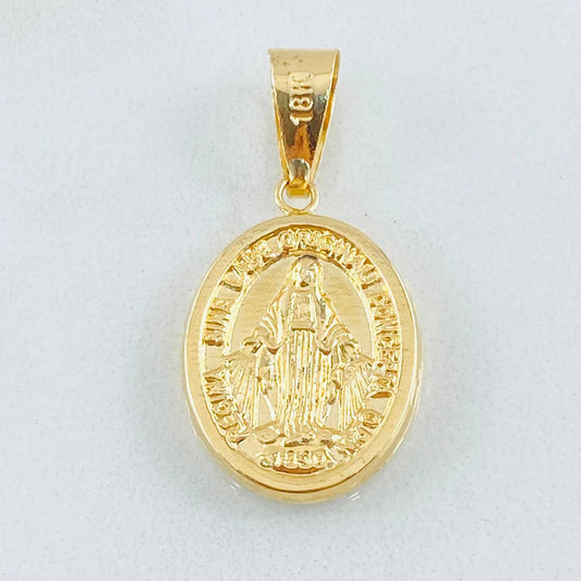 Dije Virgen Milagrosa 1.7gr / 2.8cm / Oro Amarillo 18K