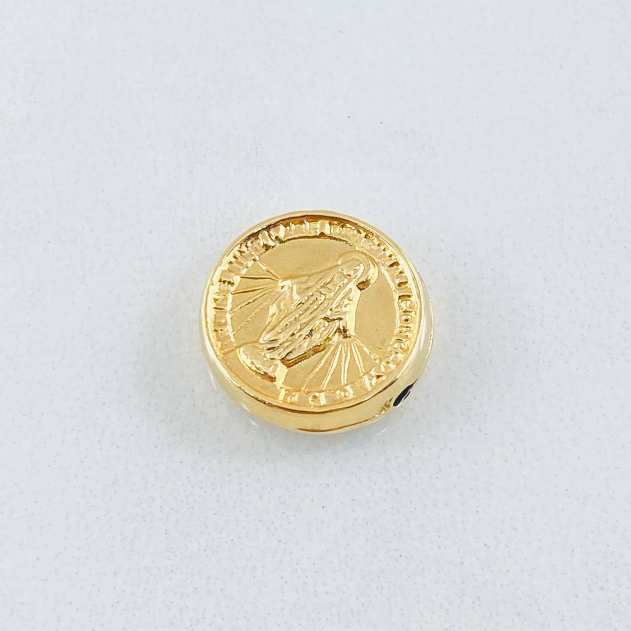 Herraje Virgen Milagrosa 0.75gr / 1.3cm / Oro Amarillo 18K * Herraje Virgen Milagrosa 0.75gr / 1.3cm / Oro Amarillo 18K *