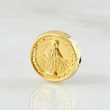 Herraje Virgen Milagrosa 0.75gr / 1.3cm / Oro Amarillo 18K * Herraje Virgen Milagrosa 0.75gr / 1.3cm / Oro Amarillo 18K *