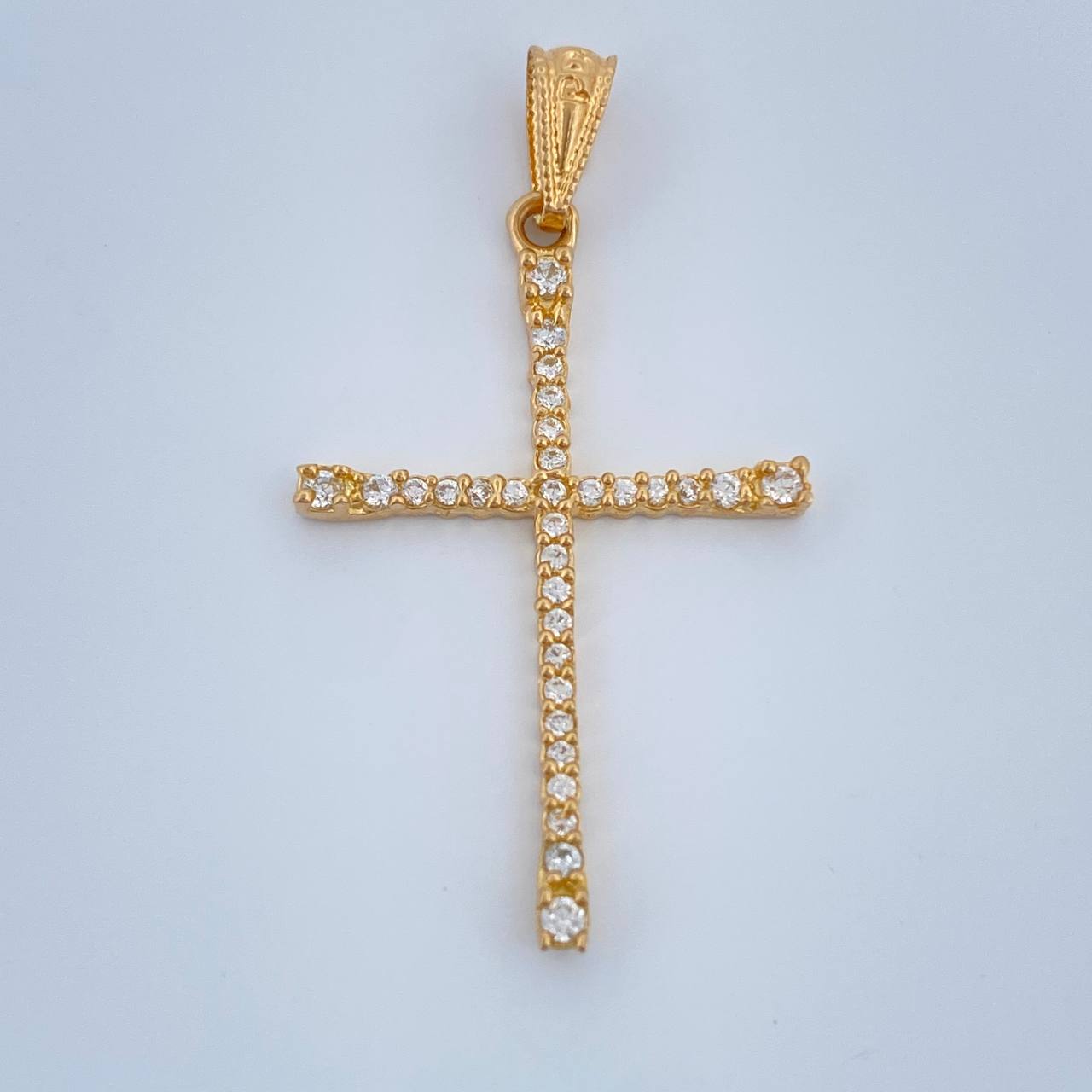 Dije Cruz 1.1gr / 3.3cm / Oro Amarillo 18K & Dije Cruz 1.1gr / 3.3cm / Oro Amarillo 18K &