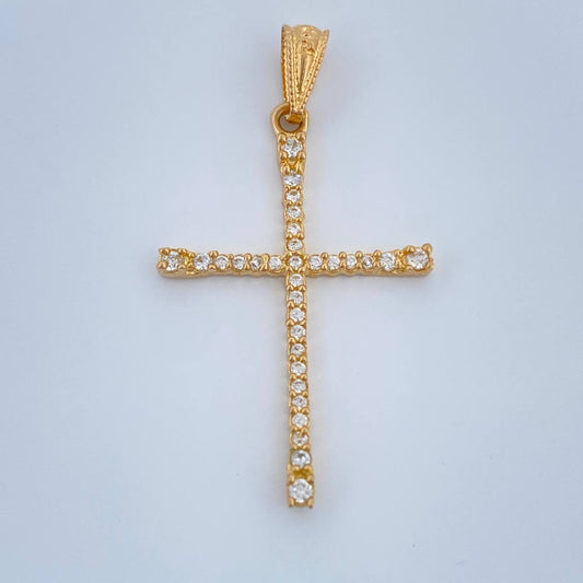 Dije Cruz 1.15gr / 3.3cm / Oro Amarillo 18K &